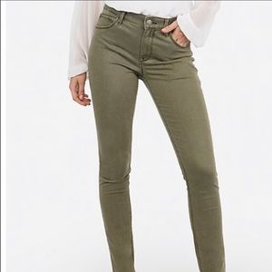 Light green Express legging jeans